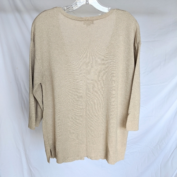 Slinky top + metallic cardigan - Picture 11 of 13